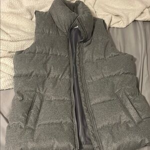 women’s Gray Puffer Vest